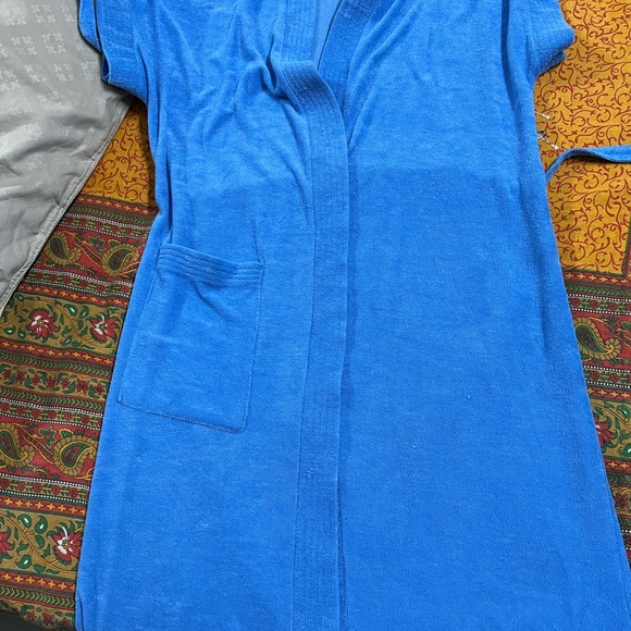 COPY - Bathing Robe Blue - Picture 2 of 2